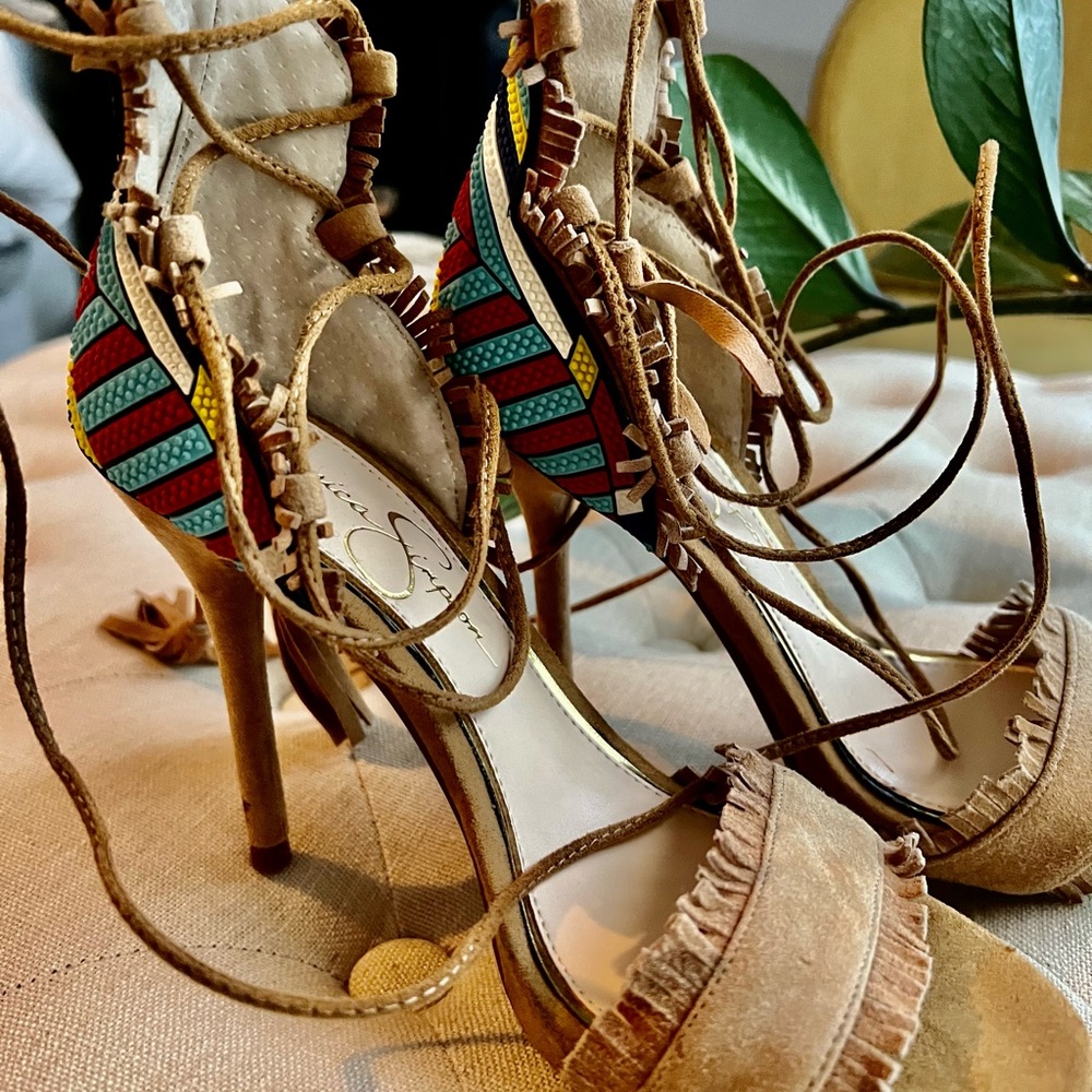 Jessica Simpson high heels.women’s once